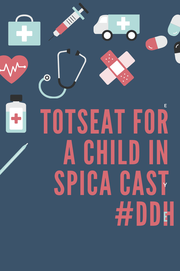 Totseat for a child in spica cast #ddh #totseat #hipdysplasia #specialneedsequipment