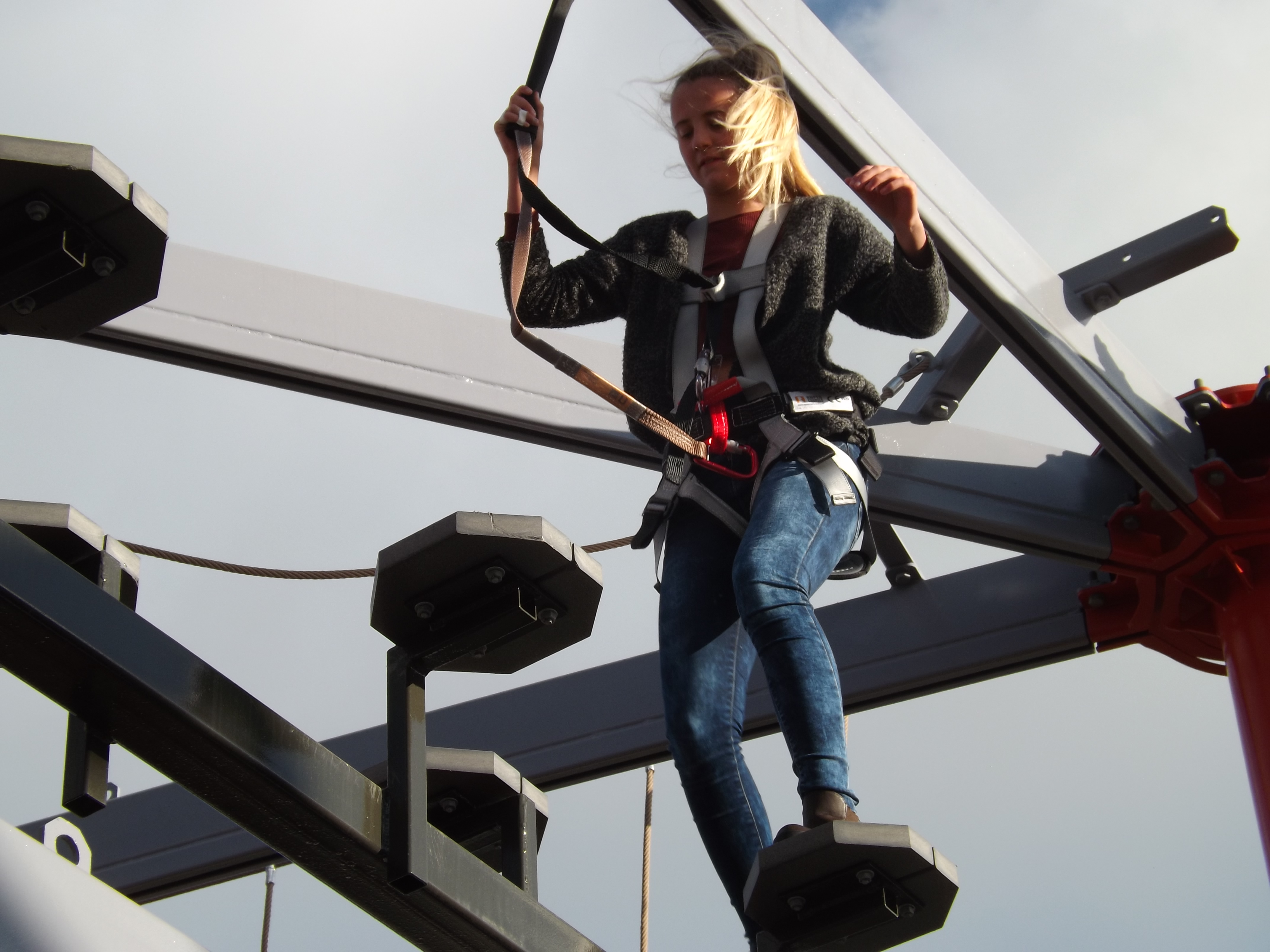 Rope course on the Norwegian escape