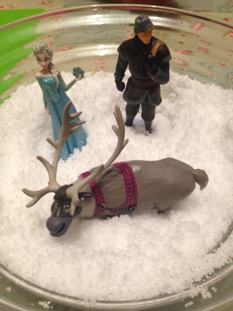 creating imaginative play with insta snow