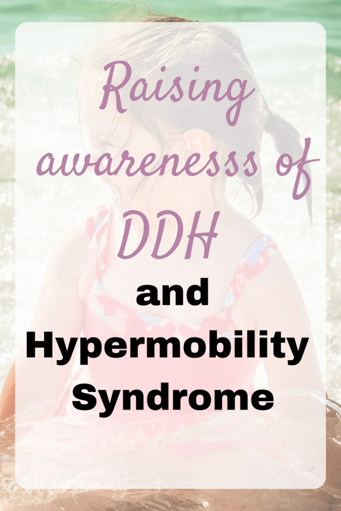 Raising awarenesss of DDH and Hypermobility Syndrome by Emma at Emma and 3.