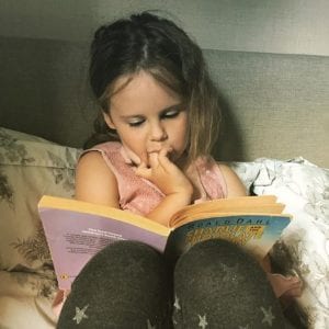 love reading in bed