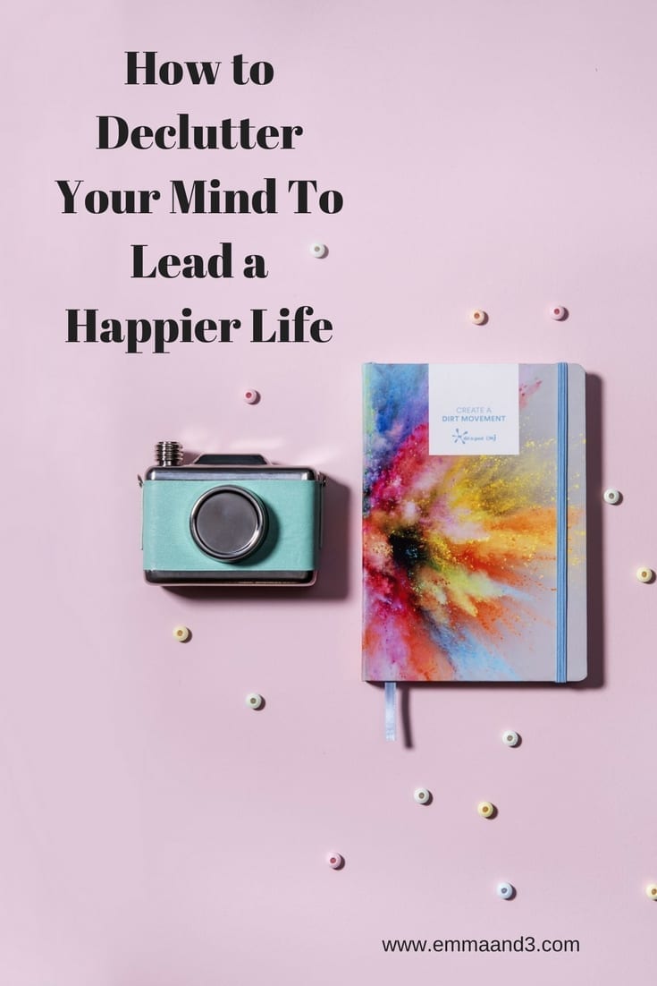 How to Declutter Your Mind To Lead a Happier Life, gratitude journal,