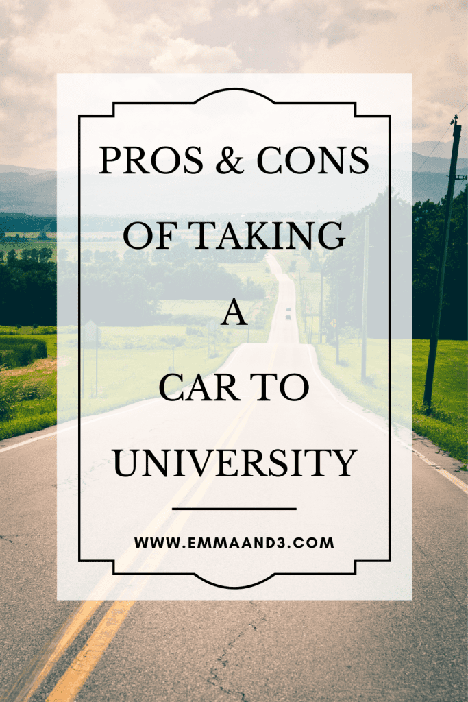 Pros and Cons of Taking a Car to University
